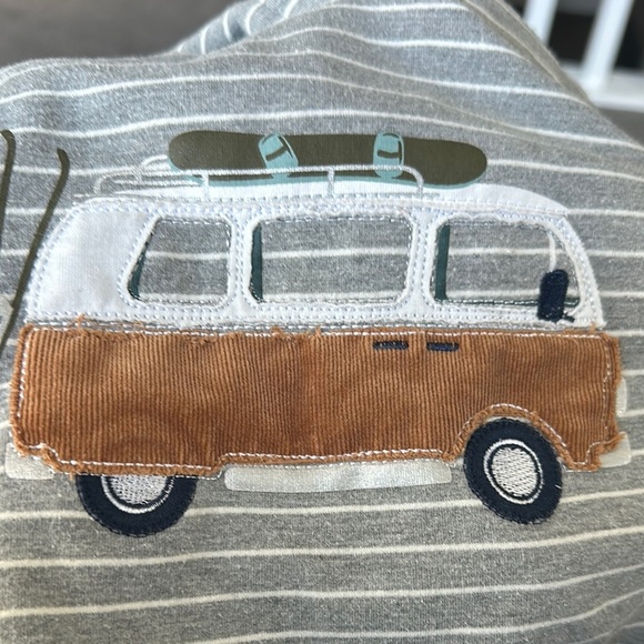 Tommy Bahama - Striped Gray Hoodie and Olive Pants Set - Picture 9 of 9